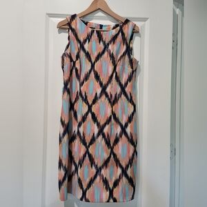 AGB Multicolor Sleeveless Midi Dress